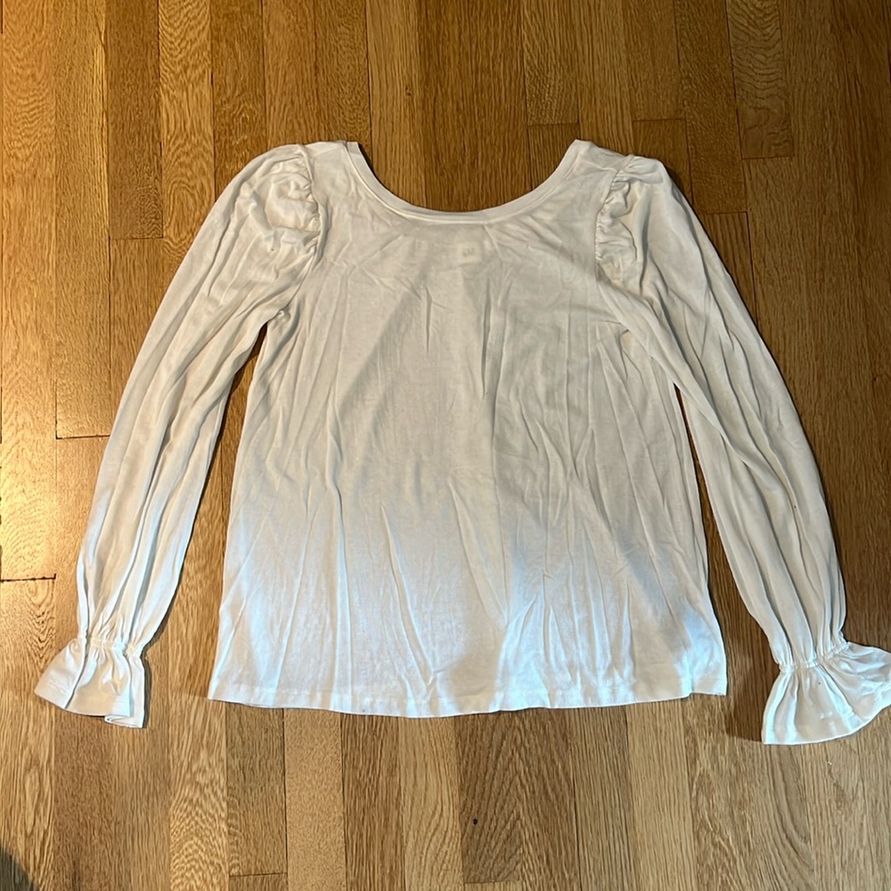 White gap long sleeve
